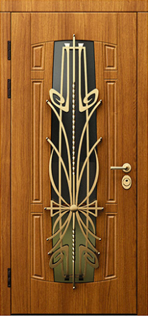 Фотография «Дверь с ковкой №9»